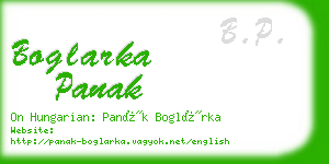 boglarka panak business card